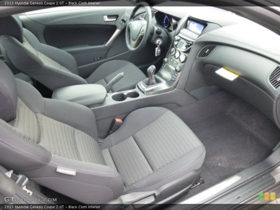 Black Cloth Interior Photo for the 2013 Hyundai Genesis Coupe 2.0T #75061414