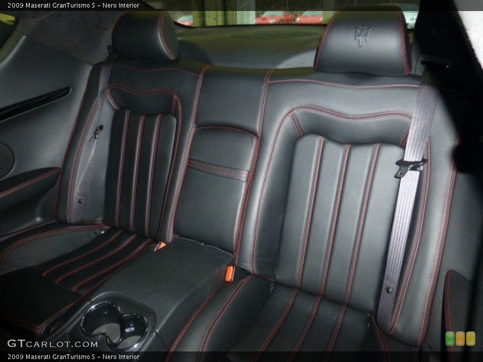 Nero Interior Rear Seat for the 2009 Maserati GranTurismo S #75064886