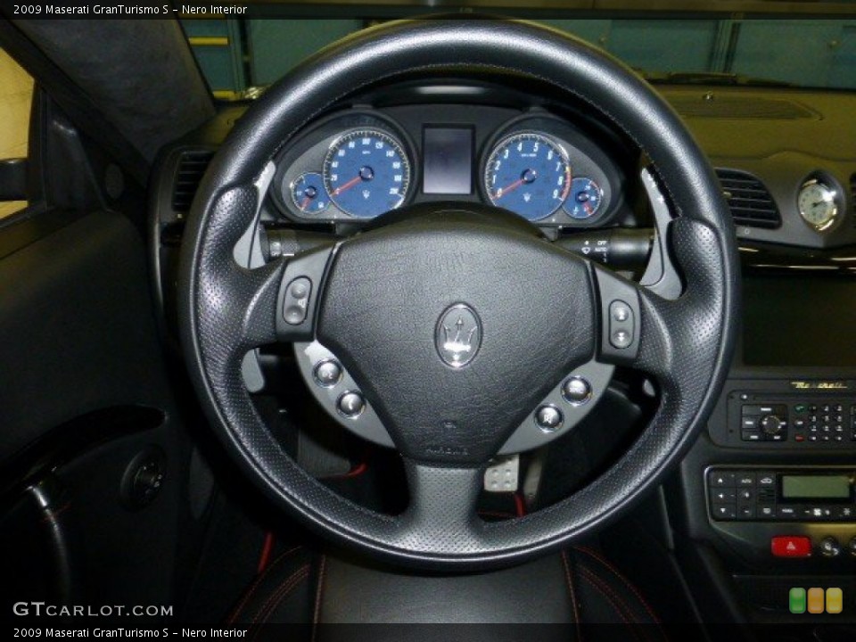 Nero Interior Steering Wheel for the 2009 Maserati GranTurismo S #75064934