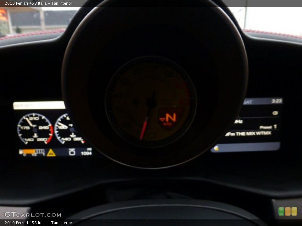 Tan Interior Gauges for the 2010 Ferrari 458 Italia #75065411