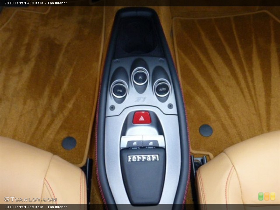 Tan Interior Controls for the 2010 Ferrari 458 Italia #75065434