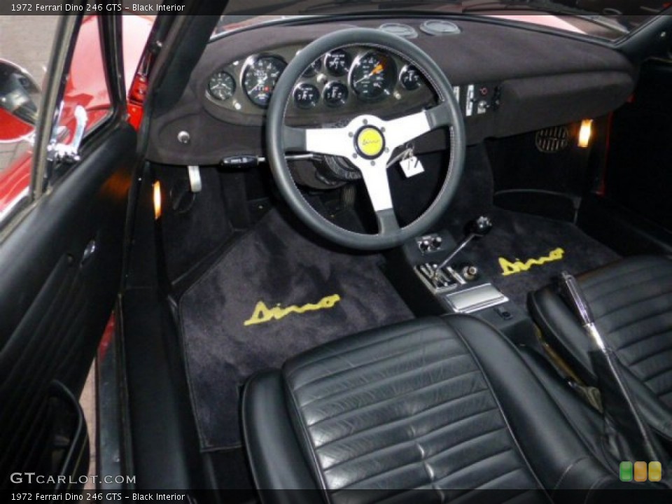 Black Interior Prime Interior for the 1972 Ferrari Dino 246 GTS #75065714