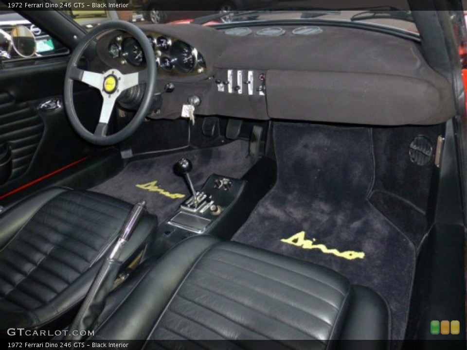 Black Interior Dashboard for the 1972 Ferrari Dino 246 GTS #75065774