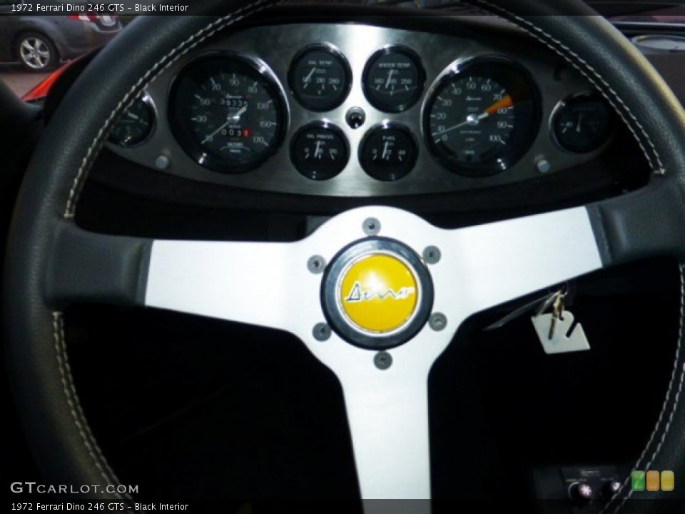 Black Interior Steering Wheel for the 1972 Ferrari Dino 246 GTS #75065828