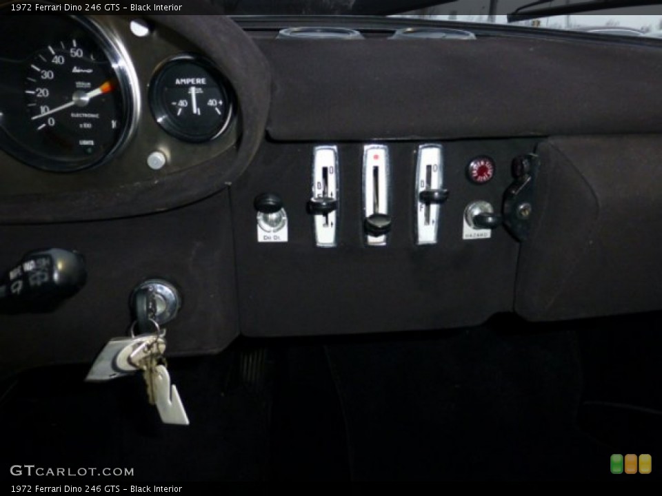 Black Interior Controls for the 1972 Ferrari Dino 246 GTS #75065861