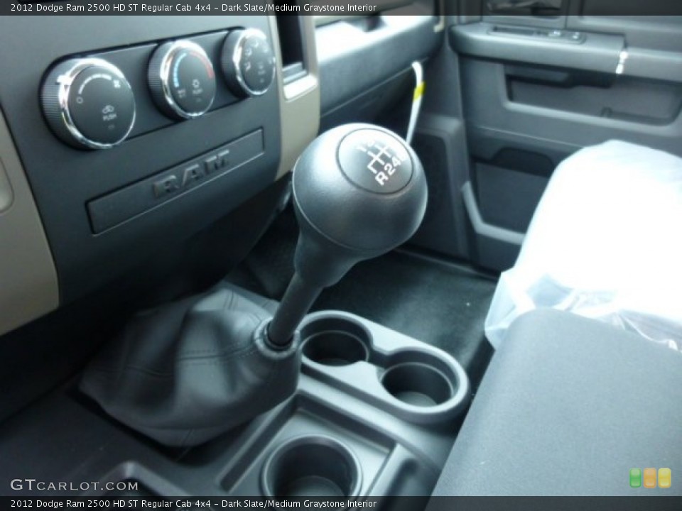 Dark Slate/Medium Graystone Interior Transmission for the 2012 Dodge Ram 2500 HD ST Regular Cab 4x4 #75067339