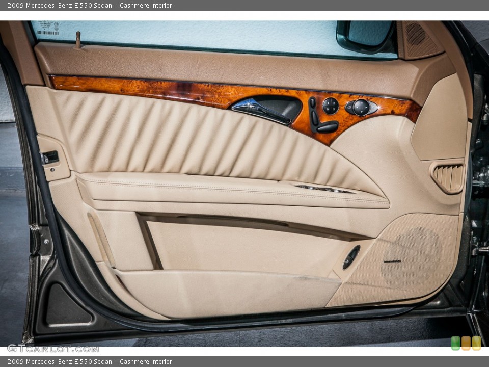 Cashmere Interior Door Panel for the 2009 Mercedes-Benz E 550 Sedan #75068273