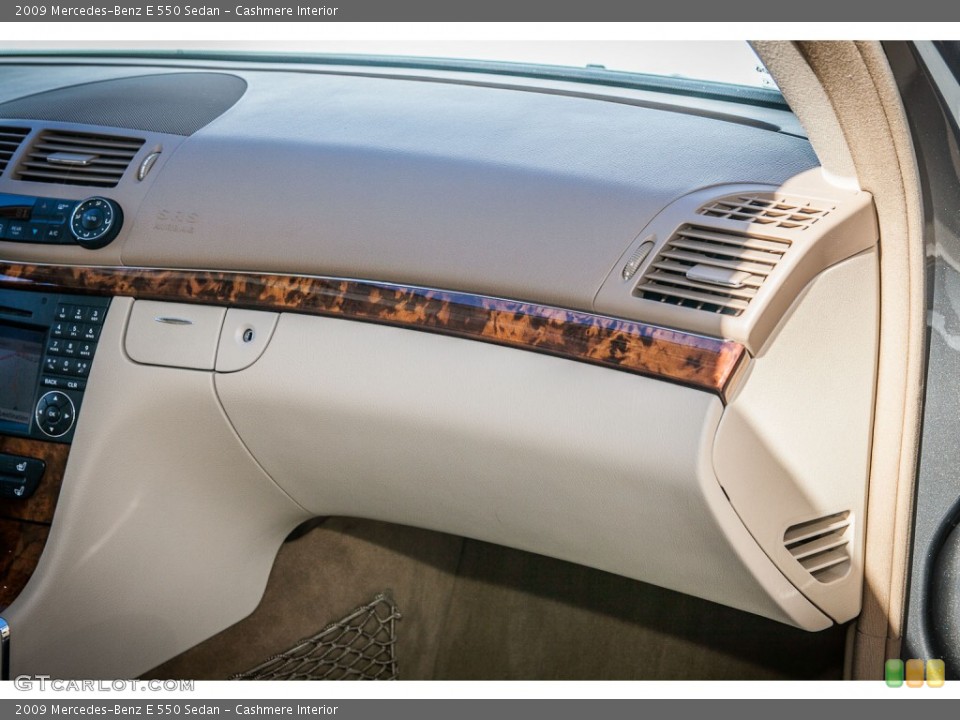 Cashmere Interior Dashboard for the 2009 Mercedes-Benz E 550 Sedan #75068332