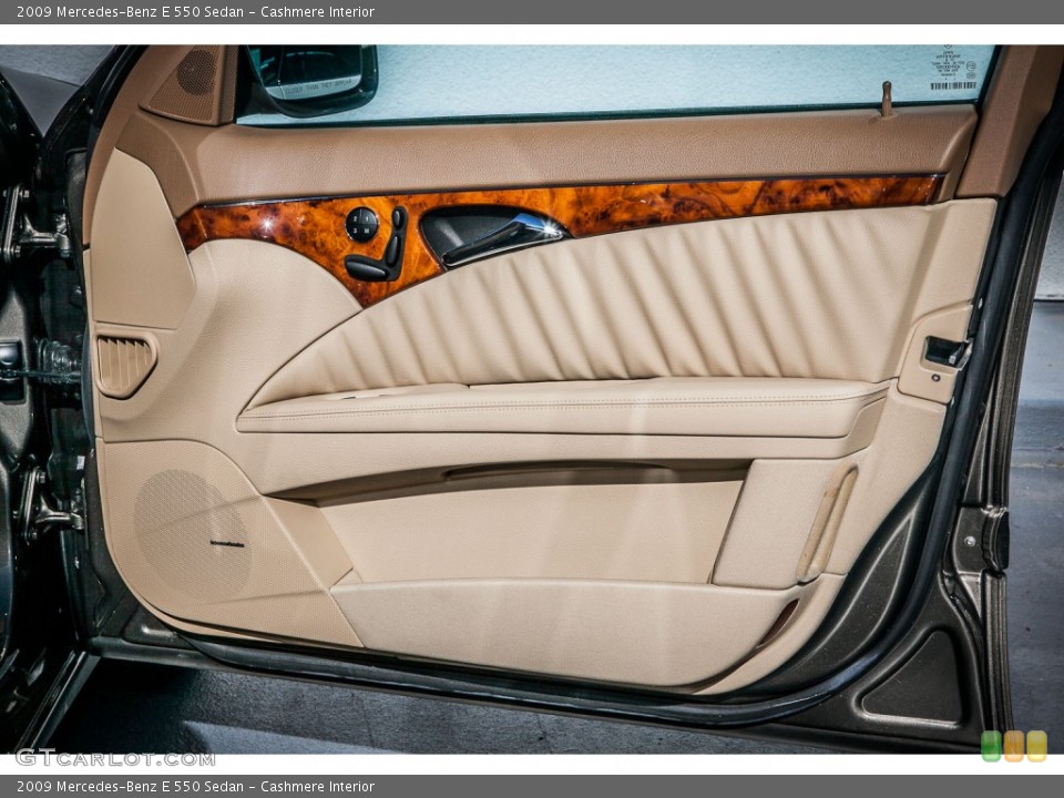 Cashmere Interior Door Panel for the 2009 Mercedes-Benz E 550 Sedan #75068390