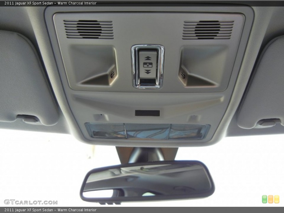 Warm Charcoal Interior Controls for the 2011 Jaguar XF Sport Sedan #75068459