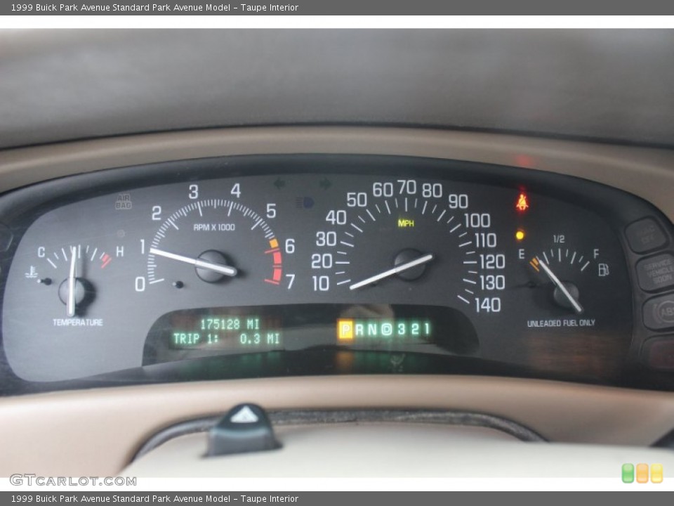 Taupe Interior Gauges for the 1999 Buick Park Avenue  #75068726
