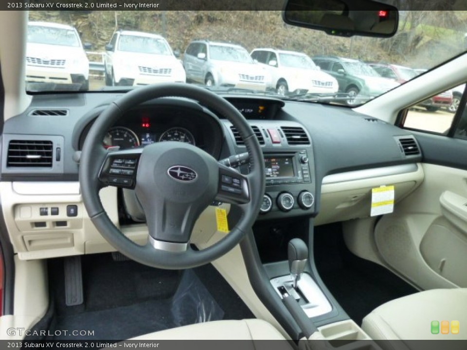 Ivory Interior Photo for the 2013 Subaru XV Crosstrek 2.0 Limited #75074978