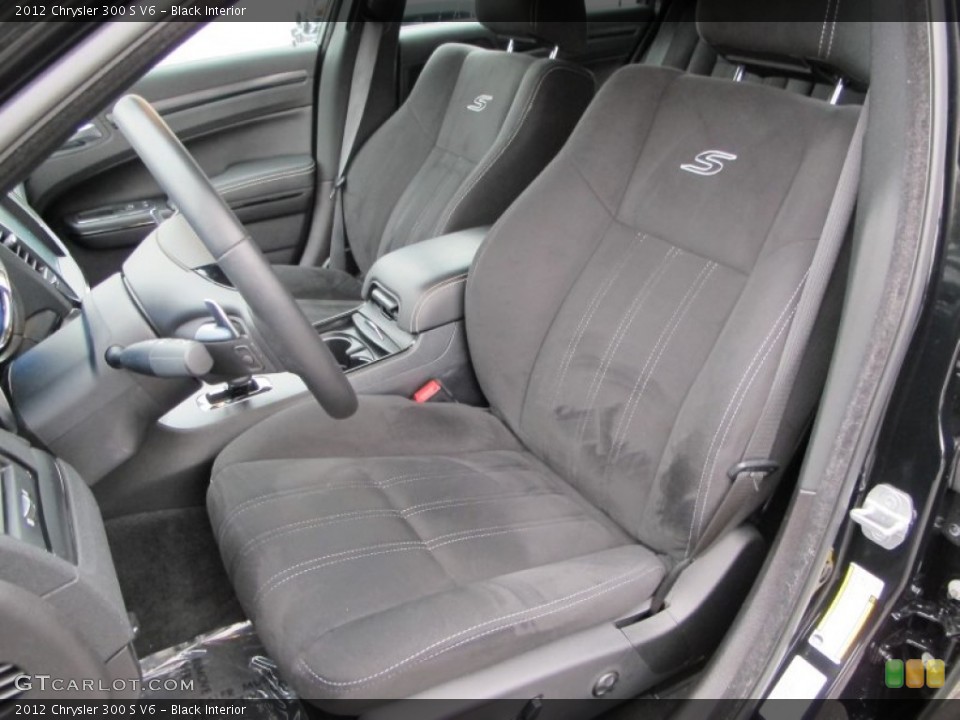 Black Interior Front Seat for the 2012 Chrysler 300 S V6 #75079008
