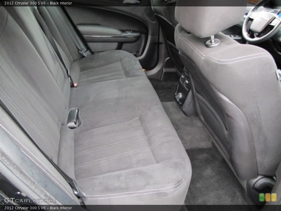 Black Interior Rear Seat for the 2012 Chrysler 300 S V6 #75079071