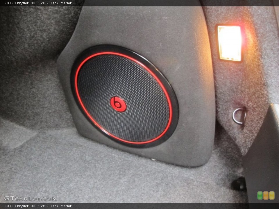 Black Interior Audio System for the 2012 Chrysler 300 S V6 #75079110