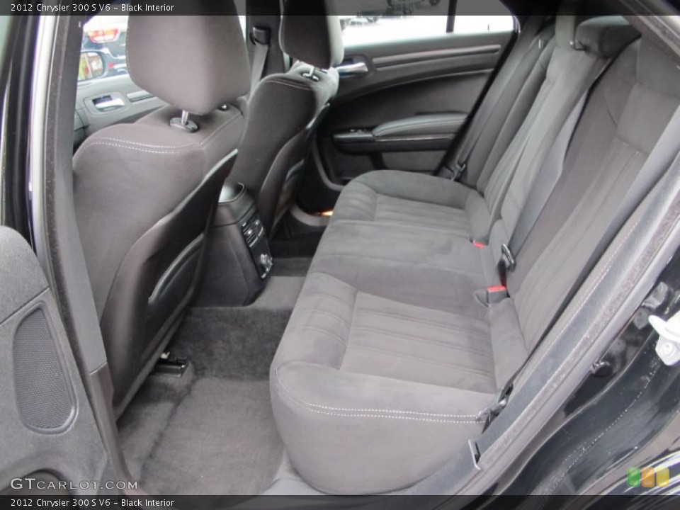 Black Interior Rear Seat for the 2012 Chrysler 300 S V6 #75079159