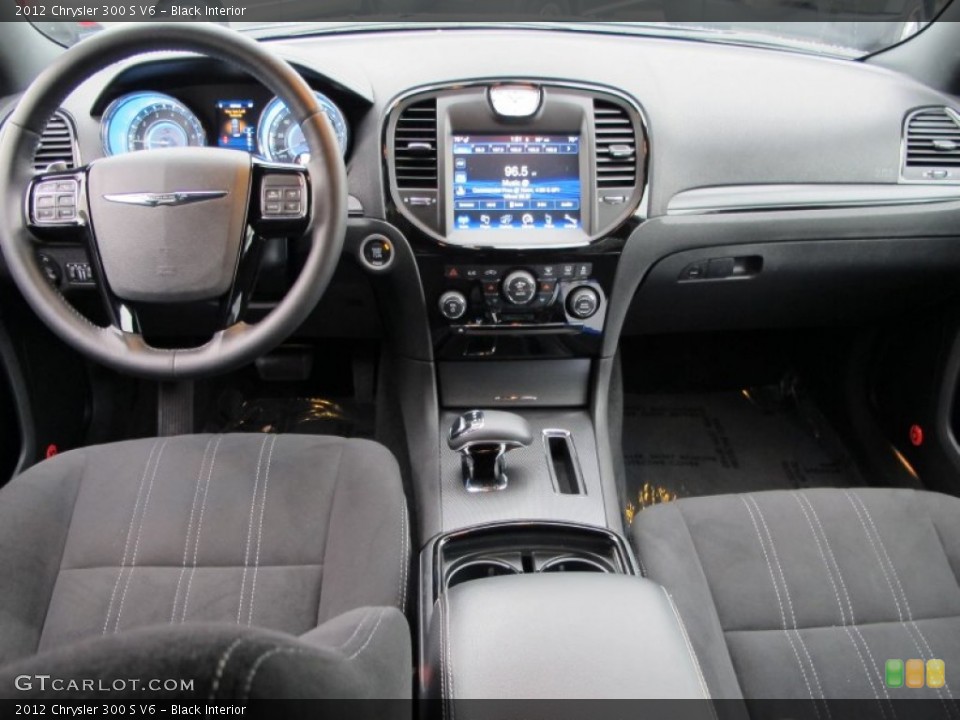 Black Interior Dashboard for the 2012 Chrysler 300 S V6 #75079202