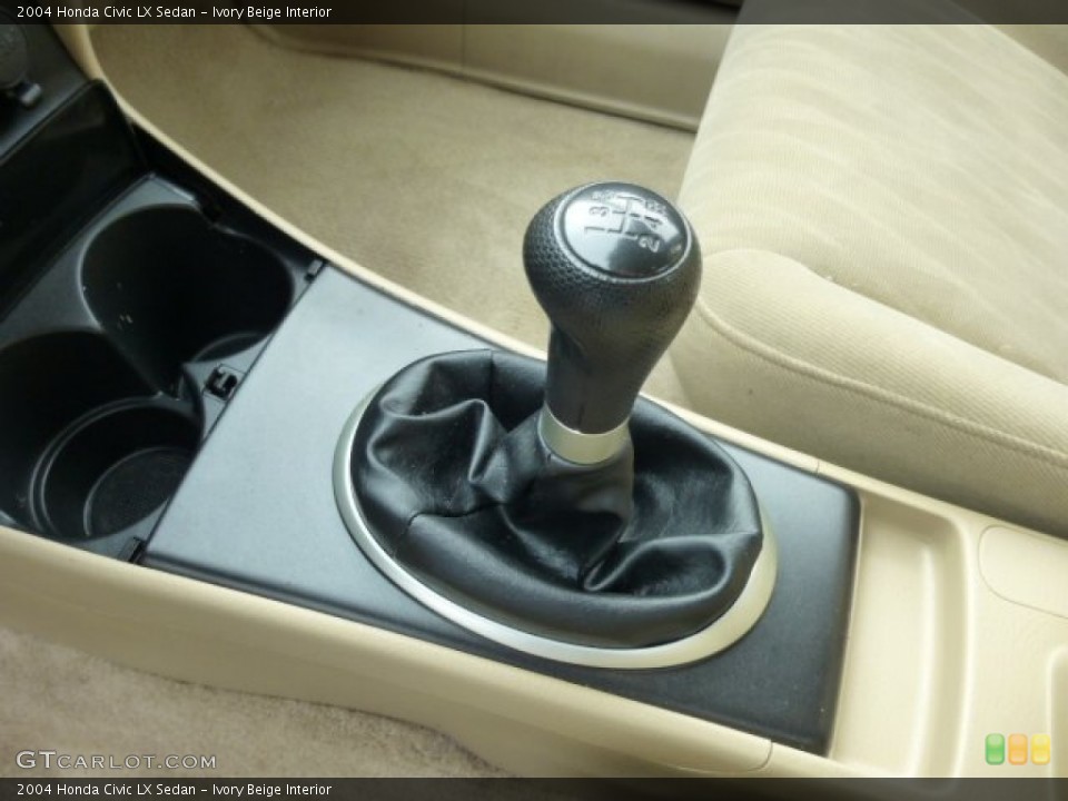 Ivory Beige Interior Transmission for the 2004 Honda Civic LX Sedan #75080100