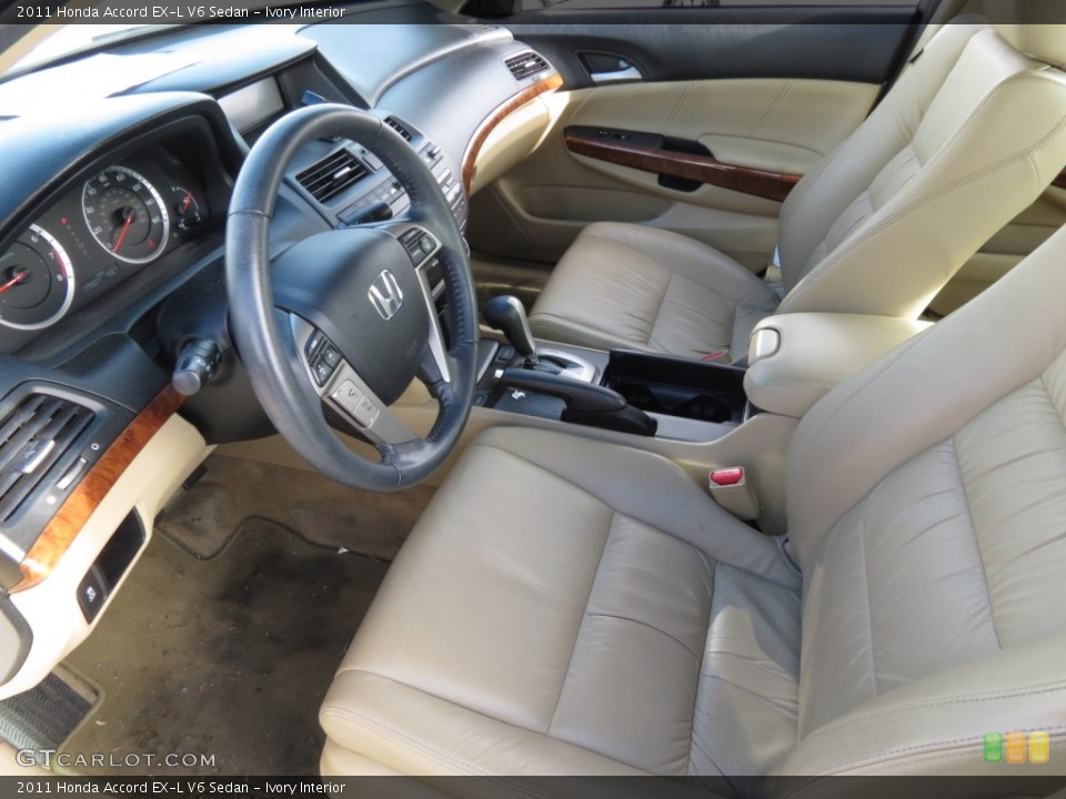 Ivory Interior Photo for the 2011 Honda Accord EX-L V6 Sedan #75084666