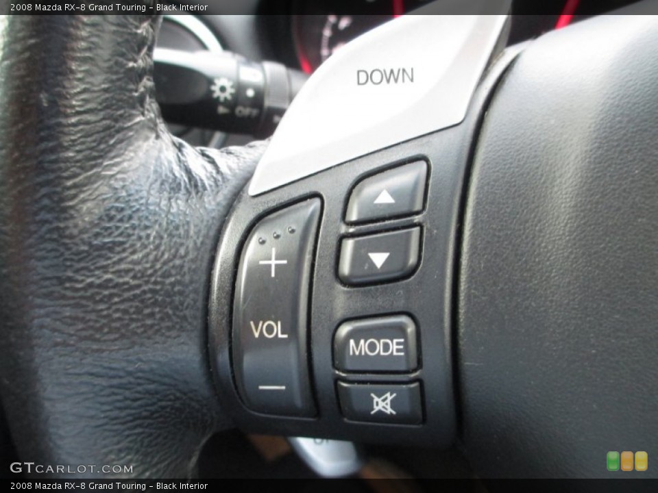 Black Interior Controls for the 2008 Mazda RX-8 Grand Touring #75085593