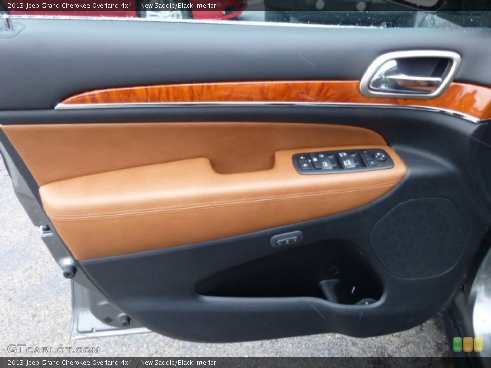 New Saddle/Black Interior Door Panel for the 2013 Jeep Grand Cherokee Overland 4x4 #75088002
