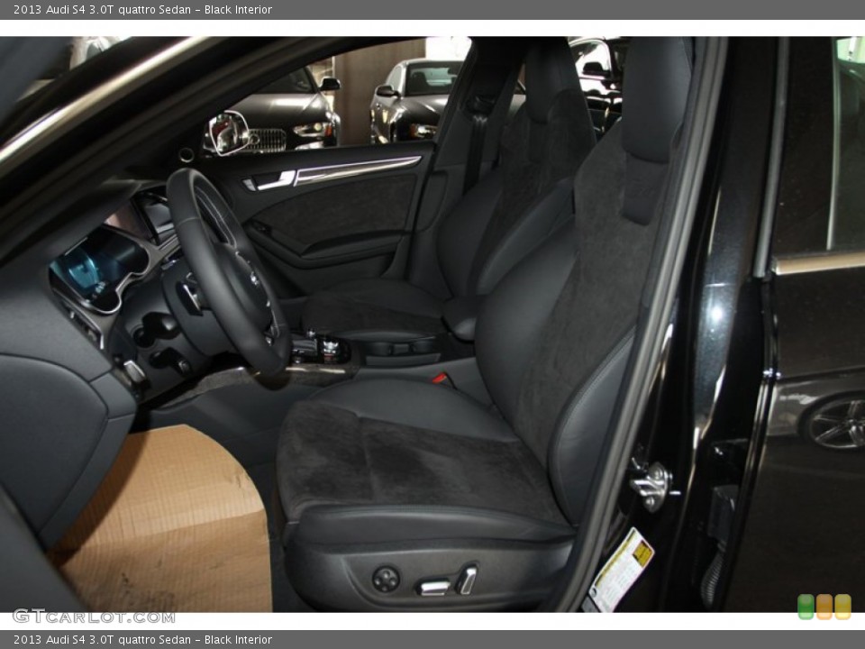 Black Interior Front Seat for the 2013 Audi S4 3.0T quattro Sedan #75096570
