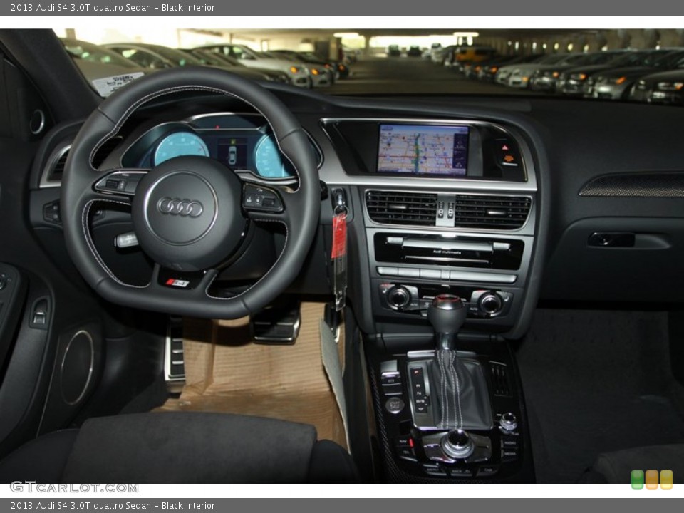 Black Interior Dashboard for the 2013 Audi S4 3.0T quattro Sedan #75096639