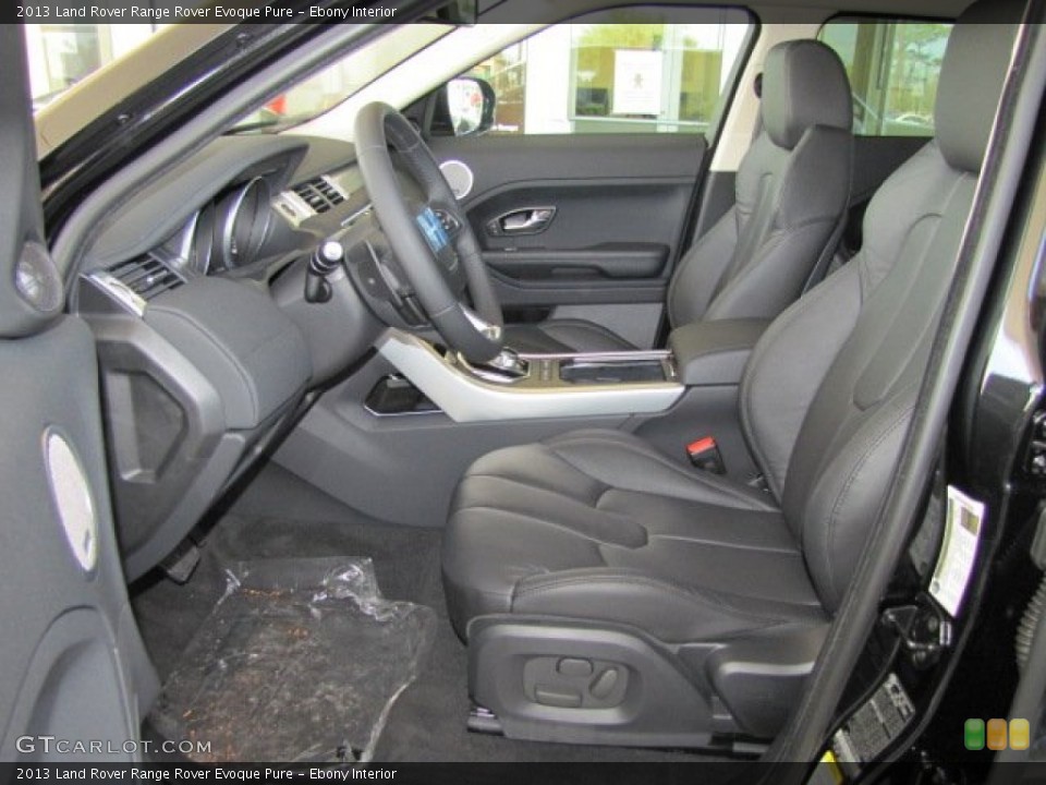 Ebony Interior Photo for the 2013 Land Rover Range Rover Evoque Pure #75097350