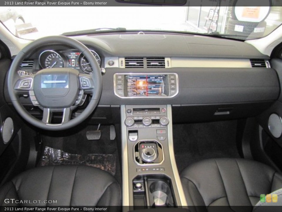 Ebony Interior Dashboard for the 2013 Land Rover Range Rover Evoque Pure #75097365