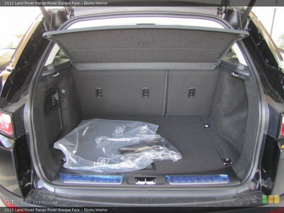 Ebony Interior Trunk for the 2013 Land Rover Range Rover Evoque Pure #75097632