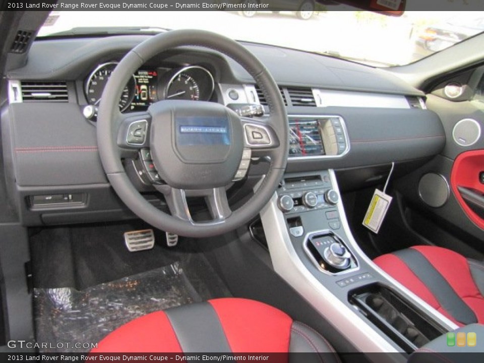 Dynamic Ebony/Pimento Interior Dashboard for the 2013 Land Rover Range Rover Evoque Dynamic Coupe #75097791
