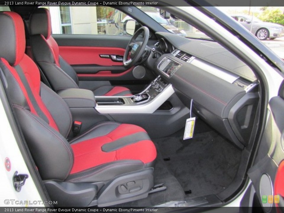 Dynamic Ebony/Pimento Interior Photo for the 2013 Land Rover Range Rover Evoque Dynamic Coupe #75097804