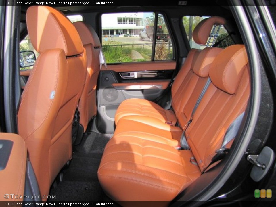 Tan Interior Rear Seat for the 2013 Land Rover Range Rover Sport Supercharged #75098248