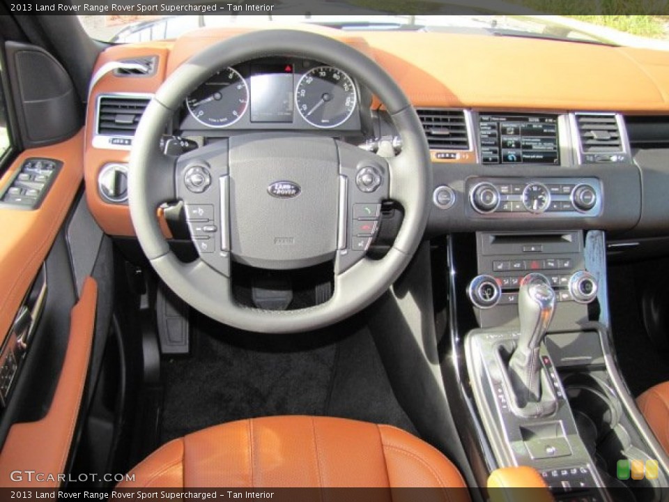 Tan Interior Dashboard for the 2013 Land Rover Range Rover Sport Supercharged #75098456