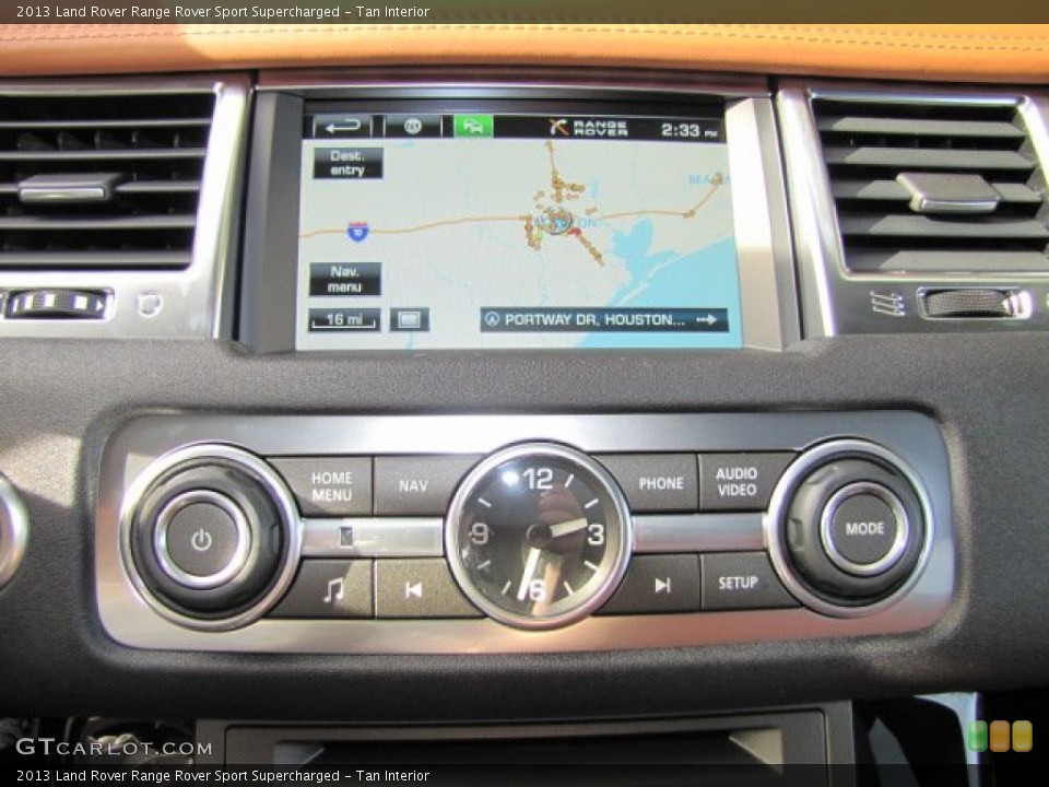 Tan Interior Navigation for the 2013 Land Rover Range Rover Sport Supercharged #75098508