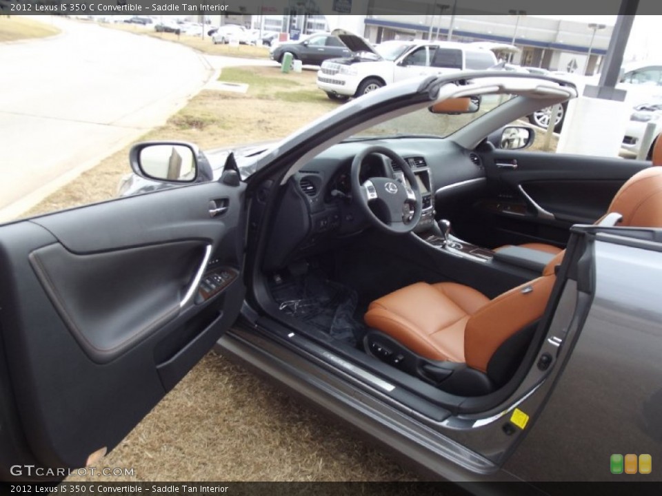 Saddle Tan Interior Photo for the 2012 Lexus IS 350 C Convertible #75099141