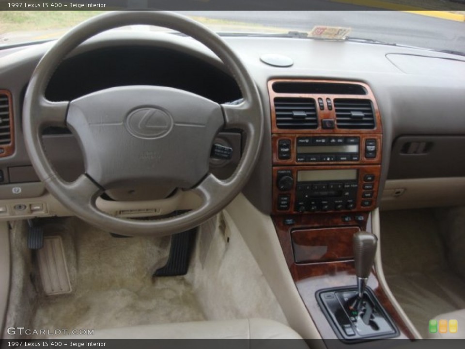Beige Interior Dashboard for the 1997 Lexus LS 400 #75099779