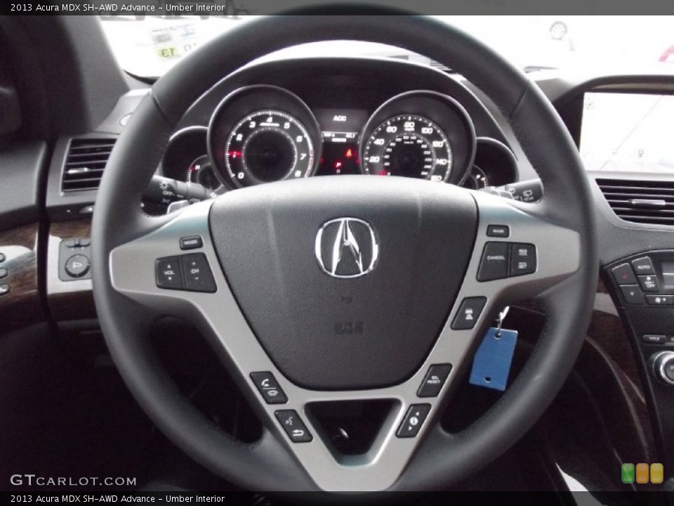 Umber Interior Steering Wheel for the 2013 Acura MDX SH-AWD Advance #75101279