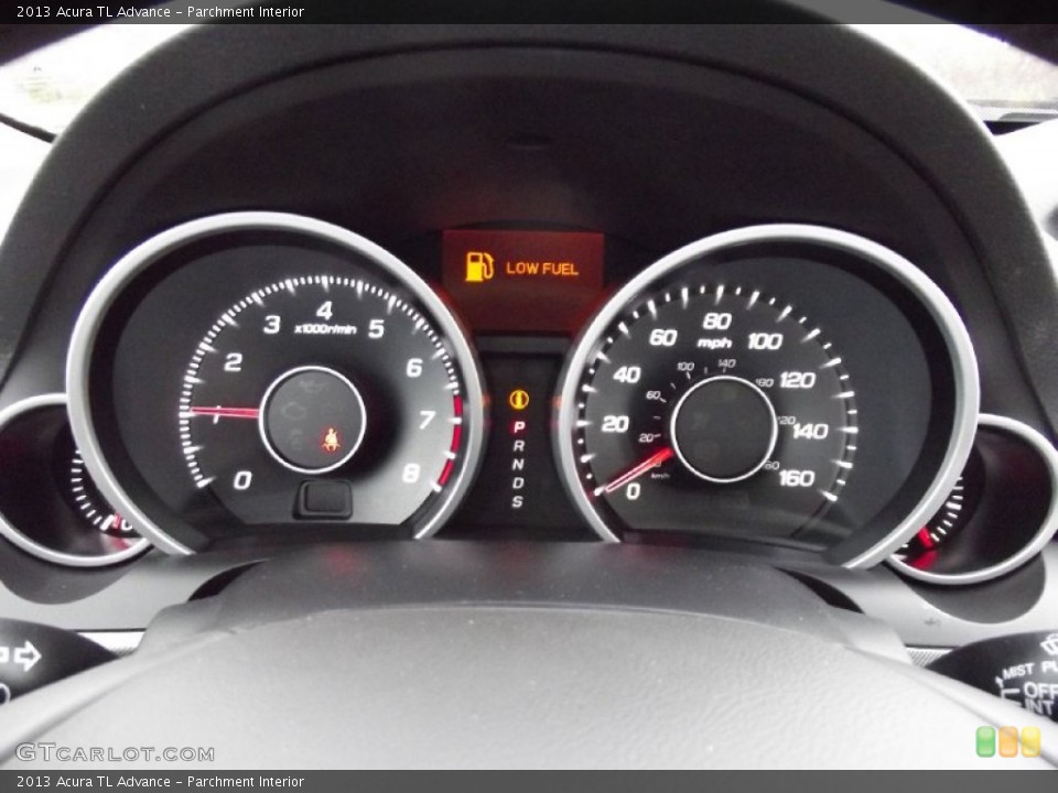 Parchment Interior Gauges for the 2013 Acura TL Advance #75104068