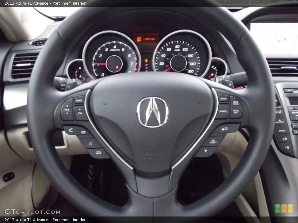 Parchment Interior Steering Wheel for the 2013 Acura TL Advance #75104082