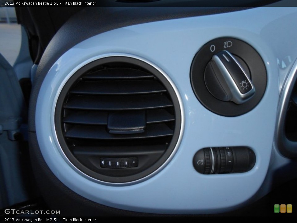 Titan Black Interior Controls for the 2013 Volkswagen Beetle 2.5L #75104604