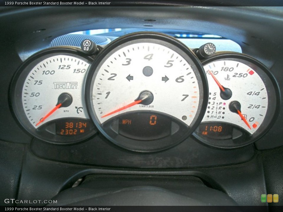 Black Interior Gauges for the 1999 Porsche Boxster  #75105984