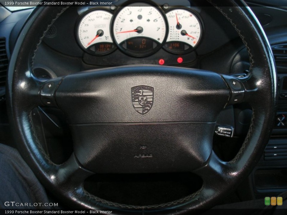 Black Interior Steering Wheel for the 1999 Porsche Boxster  #75106002