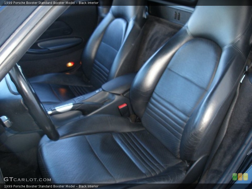 Black Interior Front Seat for the 1999 Porsche Boxster  #75106022