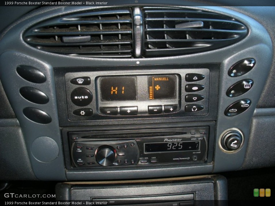 Black Interior Controls for the 1999 Porsche Boxster  #75106165