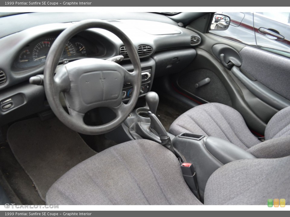 Graphite Interior Prime Interior for the 1999 Pontiac Sunfire SE Coupe #75107022