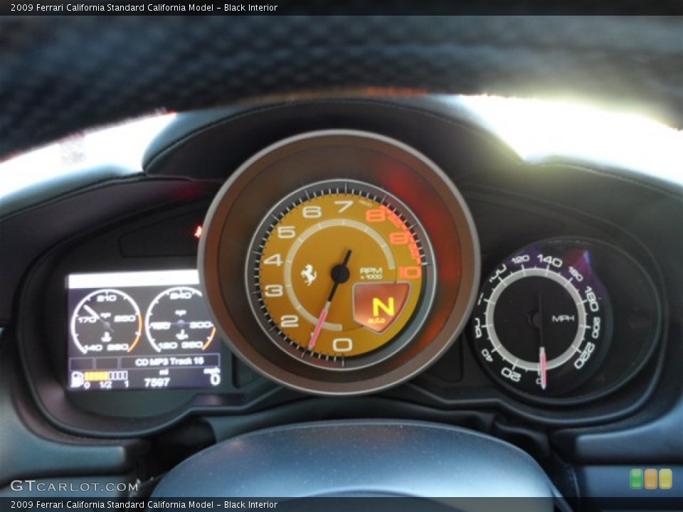 Black Interior Gauges for the 2009 Ferrari California  #75109716