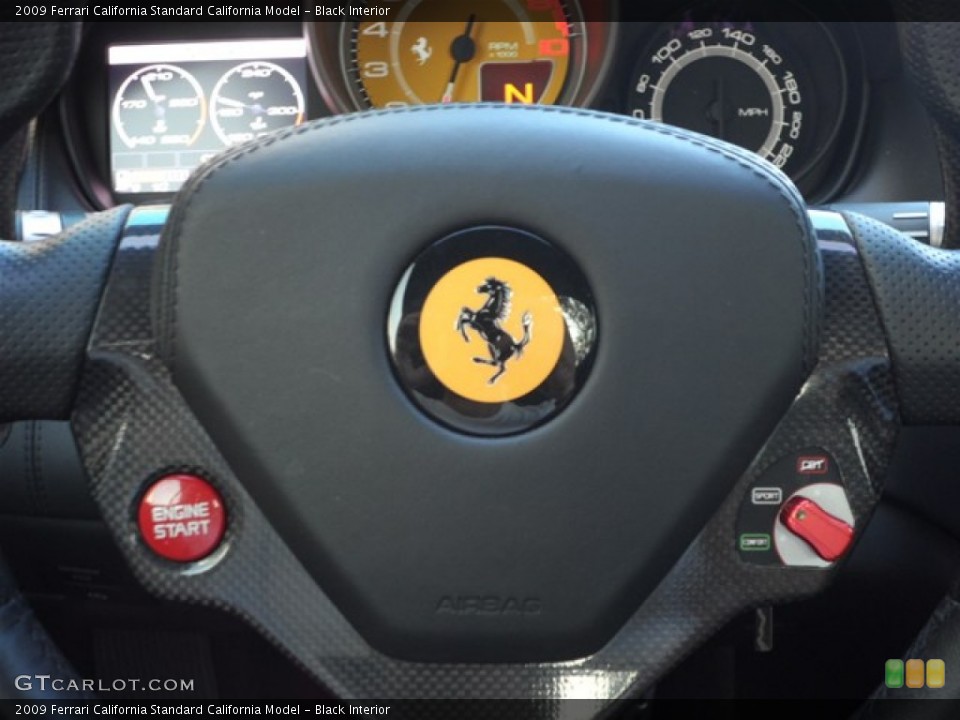 Black Interior Controls for the 2009 Ferrari California  #75109788