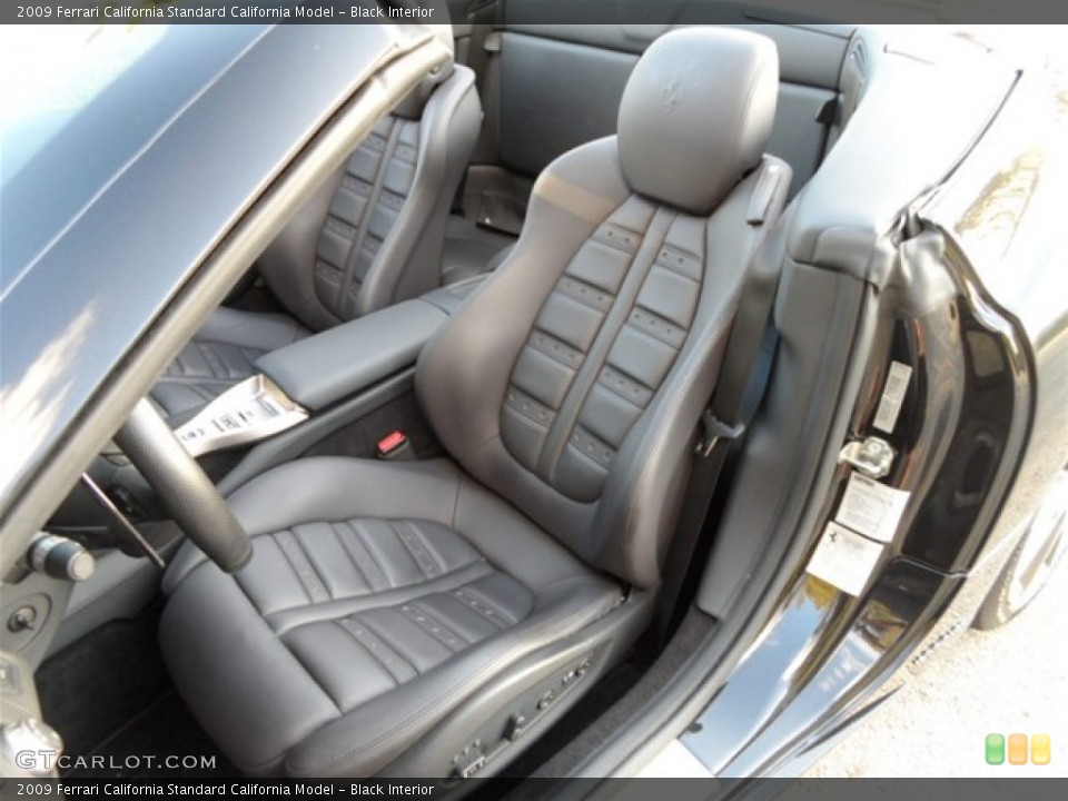 Black Interior Front Seat for the 2009 Ferrari California  #75109821