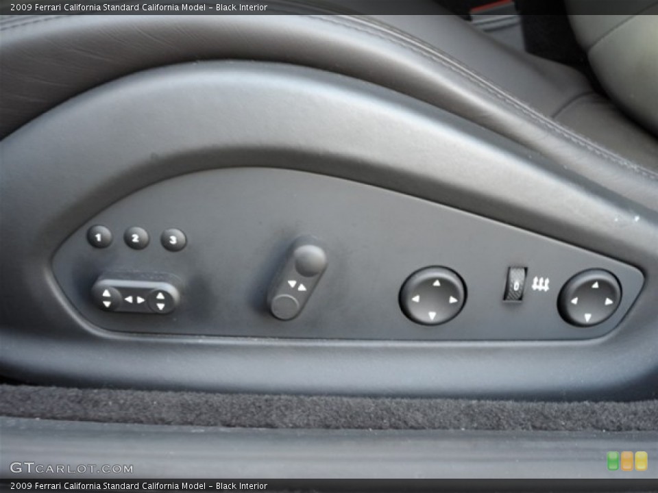 Black Interior Controls for the 2009 Ferrari California  #75109884